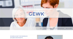 Desktop Screenshot of gewk.de